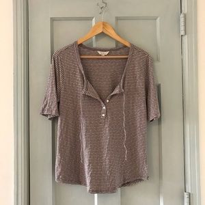 Lucky Brand Striped Henley